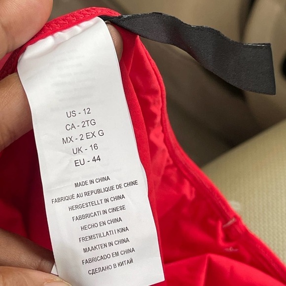 La Blanca Swim Panty Bikini Bottom NWT Lace Up Detail Size 12 NWOT - Picture 5 of 8